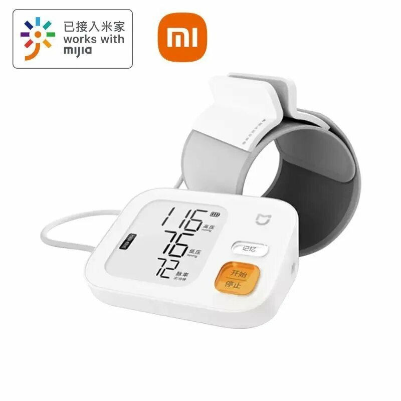 Картинки Умный электронный тонометр Xiaomi Mijia BPX1(Mihome app), белый