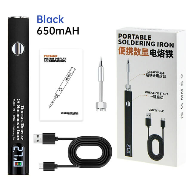 Паяльник Aideepen 510, аккумуляторный, с регулируемым напряжением