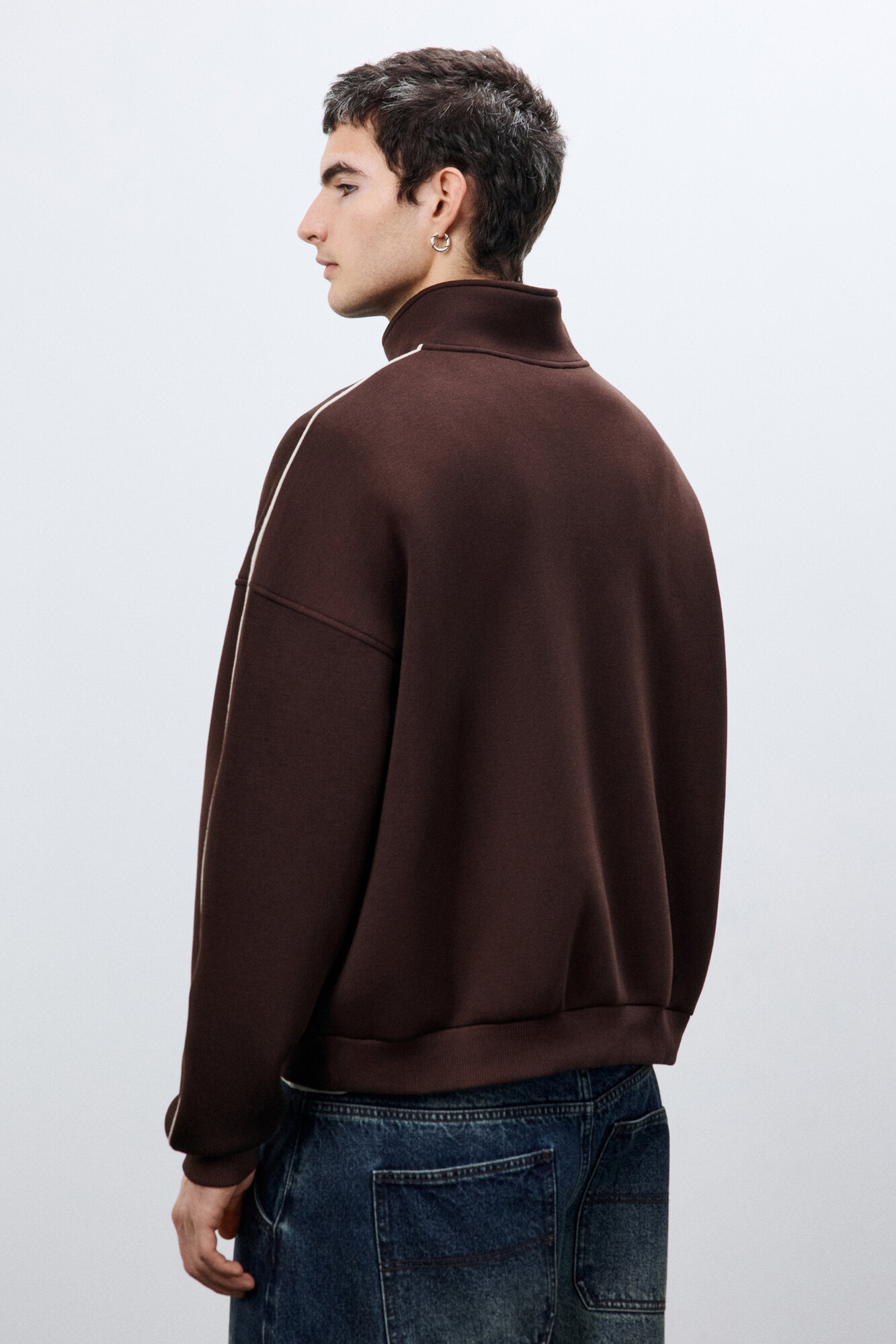 Толстовка Befree Man Basic, размер XL, , темно-коричневый — фото 1