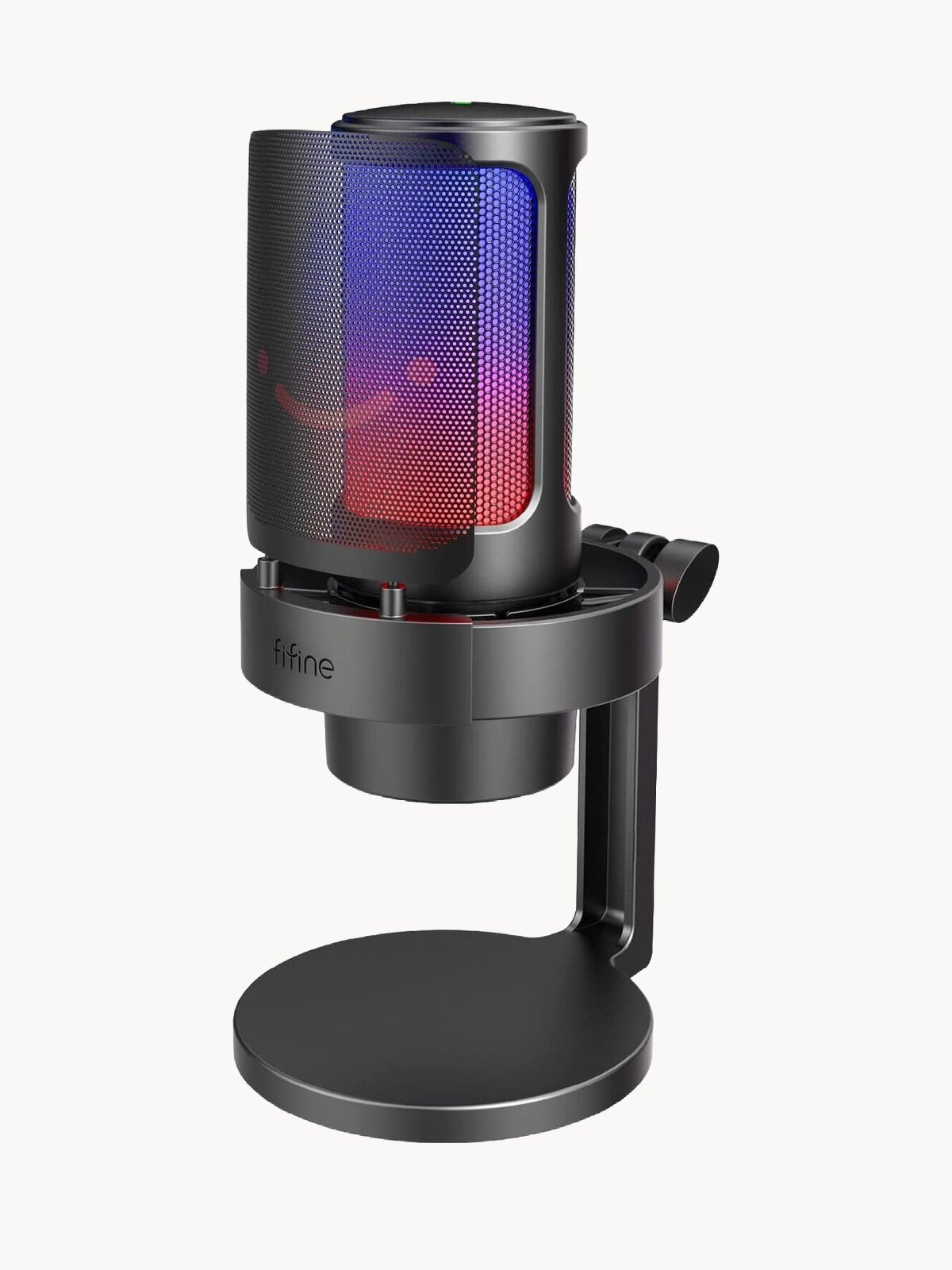 Конденсаторный USB-микрофон Fifine AmpliGame A8 (компьютерный, игровой, для стримов, для конференций, Black)