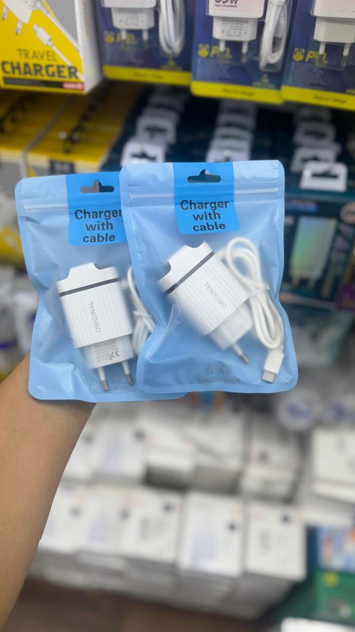 Зарядное устройство для телефона Fast Charge, Lightning, Type-C и Micro зарядка телефона