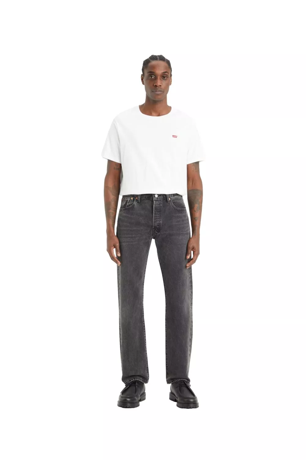 Джинсы классические Levi's Hombre 501 Original, размер 34/32 JEAN, серый — фото 1