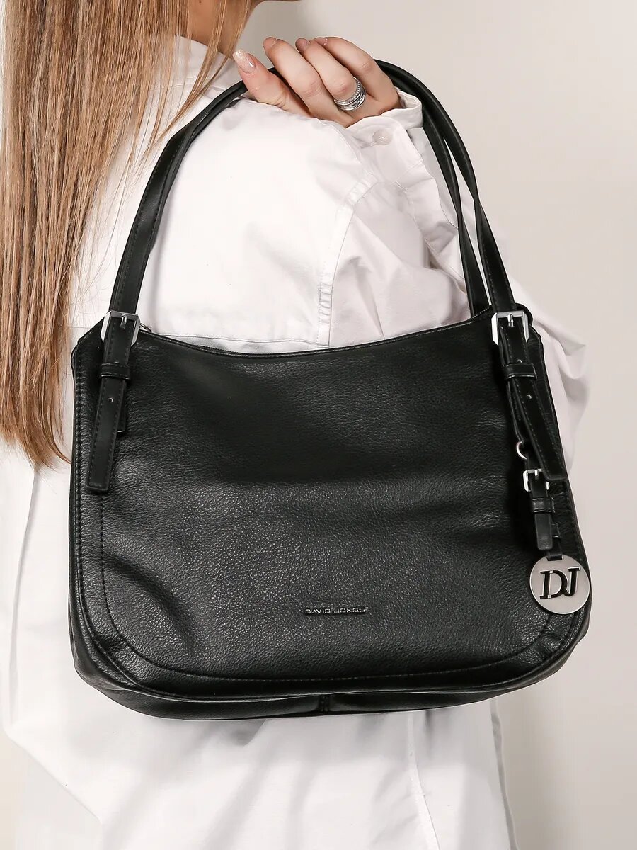 Сумка тоут DAVID JONES, черный — фото 1