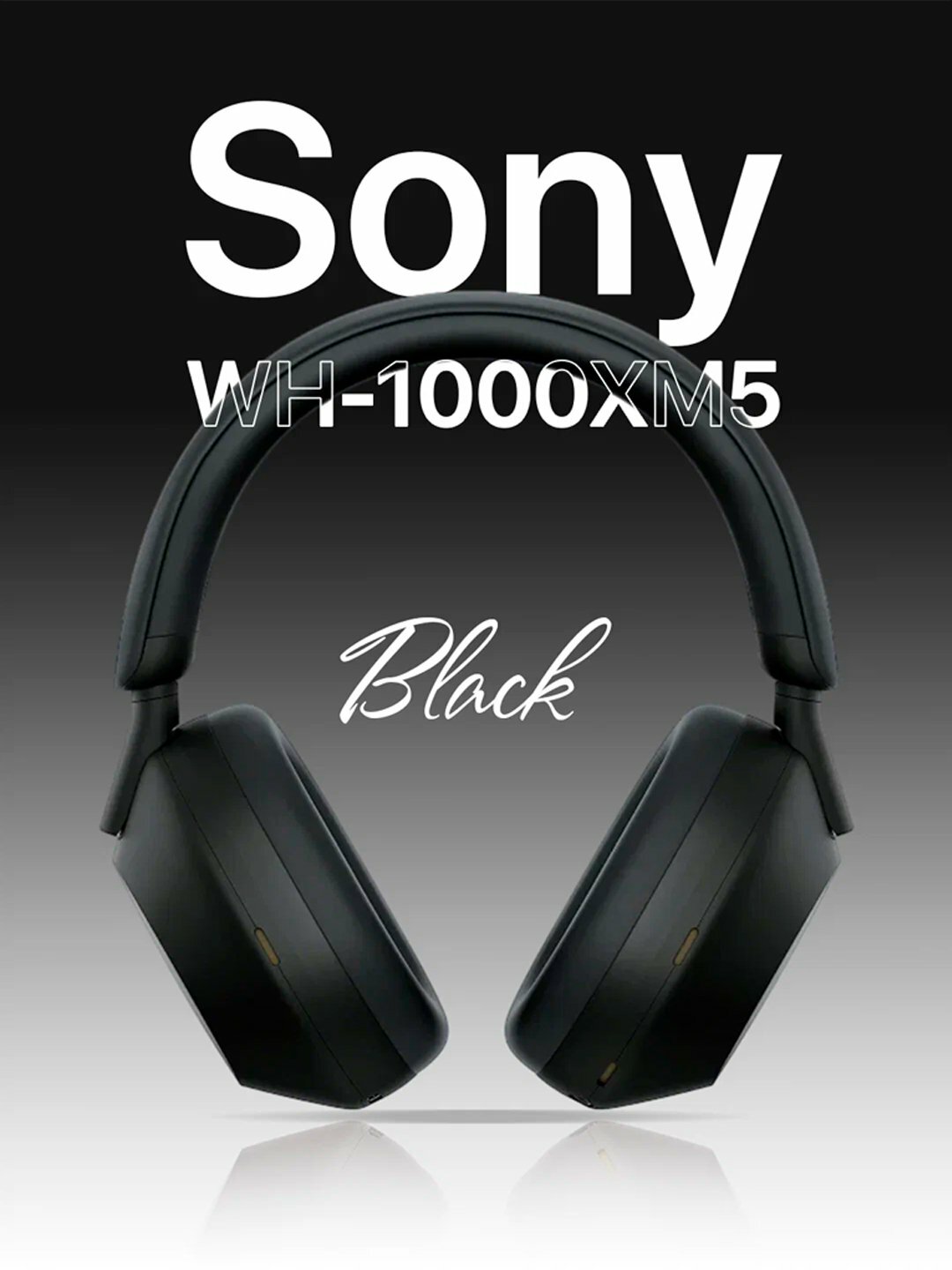 Беспроводные наушники Sony WH-1000XM5 (люкс копия) — шумоподавление, 30 часов работы, Hi-Fi звук