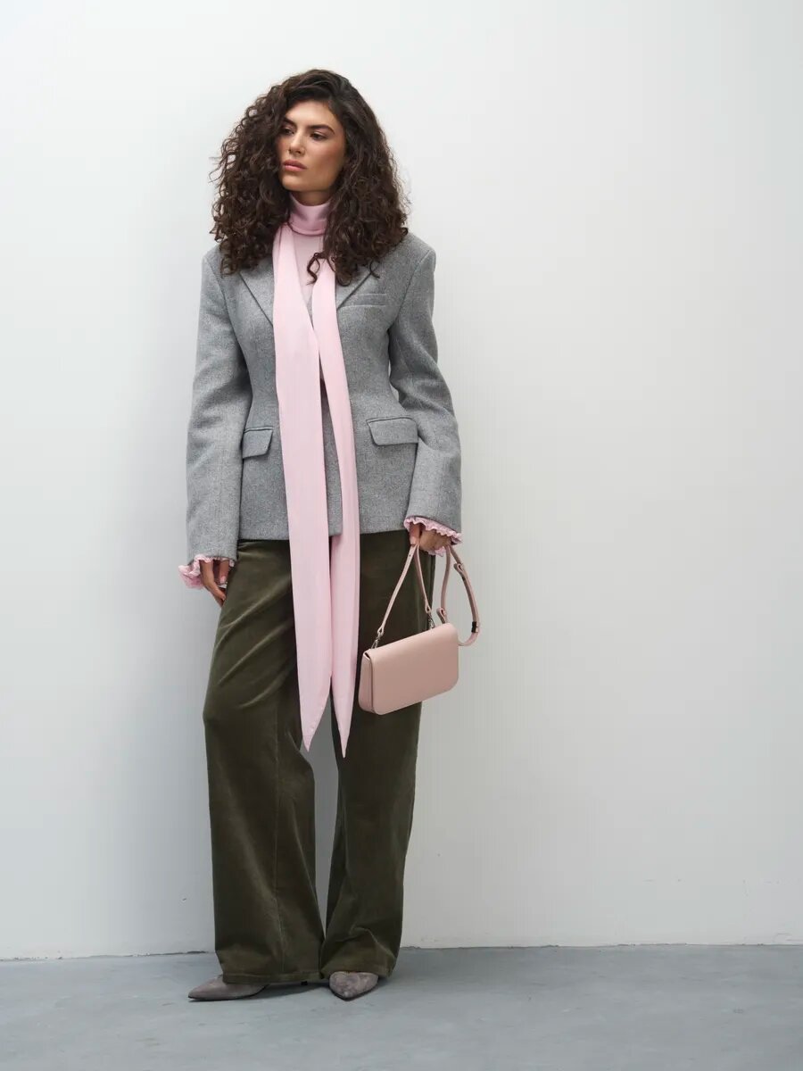 Сумка кросс-боди LeVertige LAPTOP, фактура гладкая, розовый — фото 1