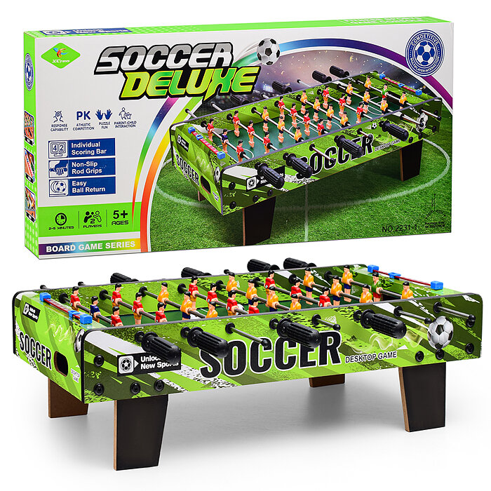 Настольная игра Oubaoloon Футбол "Футбольный вихрь" в коробке, материал пластик, спортивный игровой комплект 2231-1