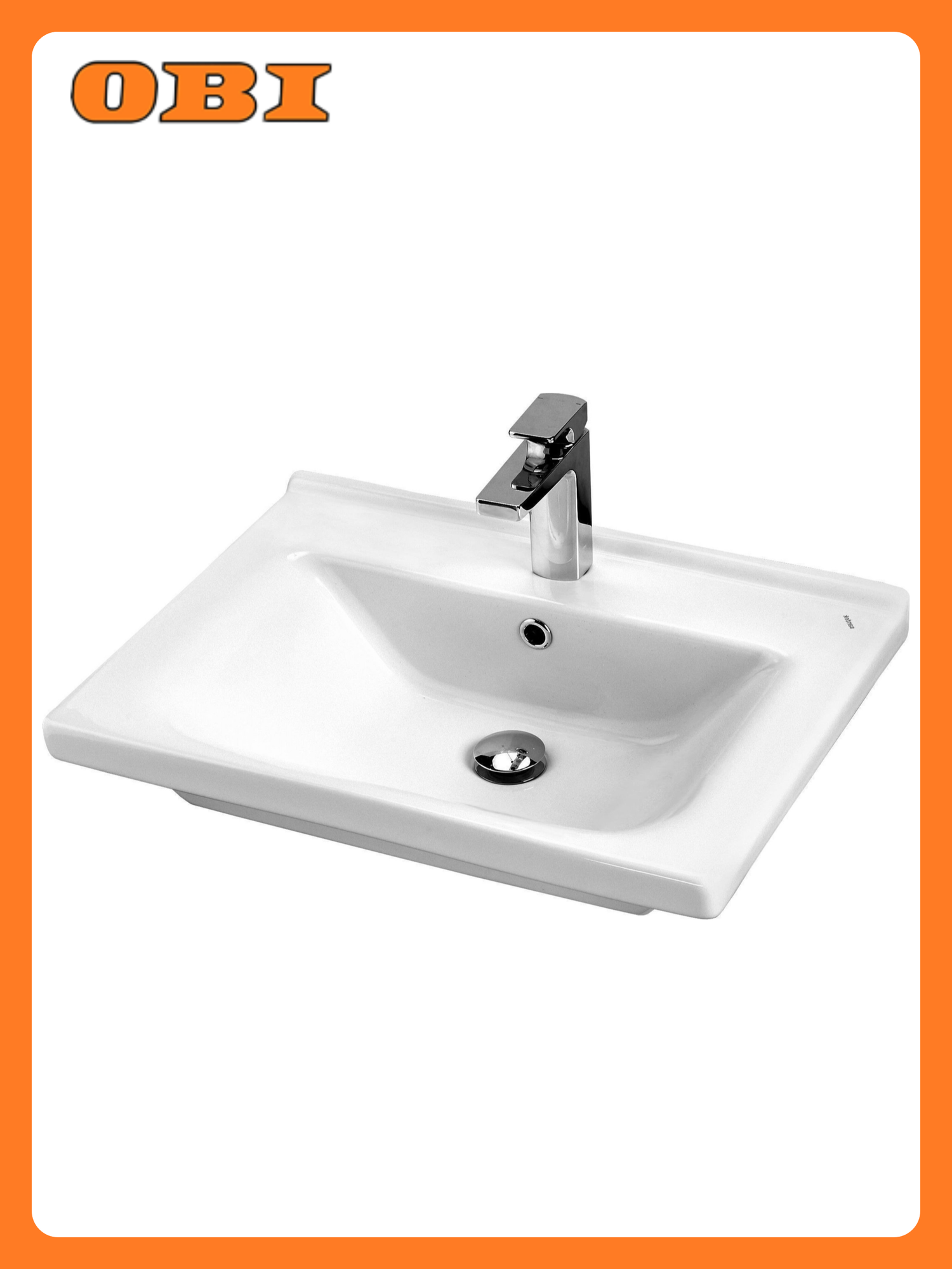 Раковина накладная SANTEK Миранда 60 1WH302184 60 см белая