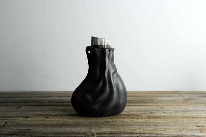 Ваза стиля водяной мешок, серия Камень, грубая керамика для чайной церемонии