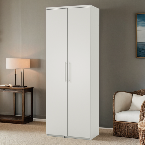 Изображение товара Шкаф комбинированный Ритм МК-22 распашной 90х45х240 см Белый текстурный