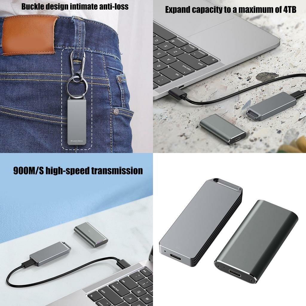 Корпус для NVMe SSD, M.2, USB Type-C 3.1, M2402N