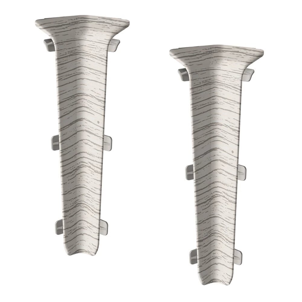 Угол внутренний Деконика 100 мм ясень серый Г-профиль (2 шт.) Деконика Д-П100-В-Ф2 253 ЯСН СЕР