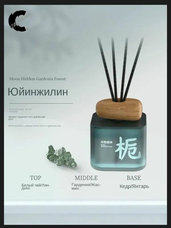 Автоаромат без огня (лун гун лин) 180ml длительный аромат декор панели