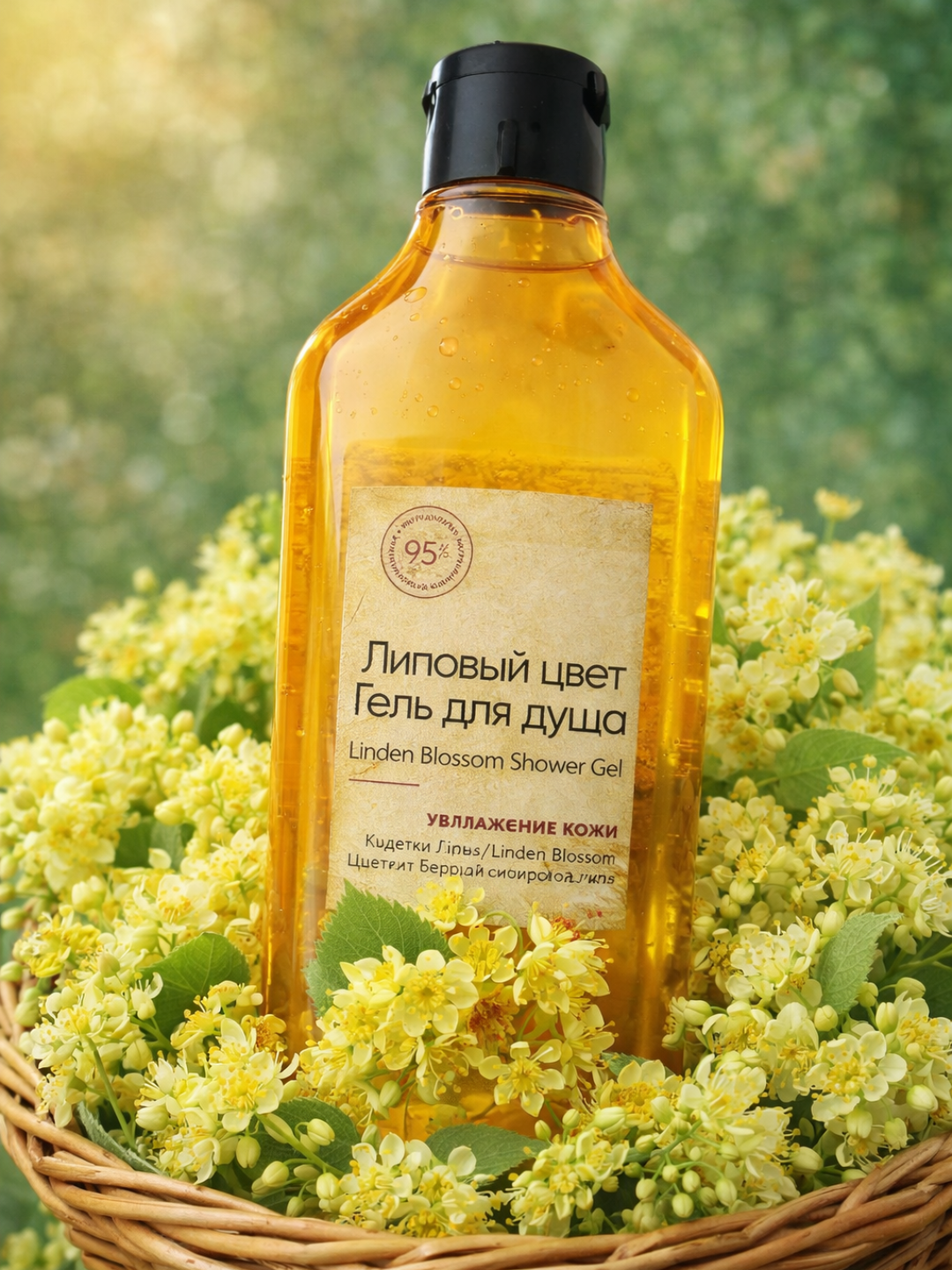 Гель для душа с растительными и фруктовыми экстрактами, очищающий и ухаживающий, 380 мл