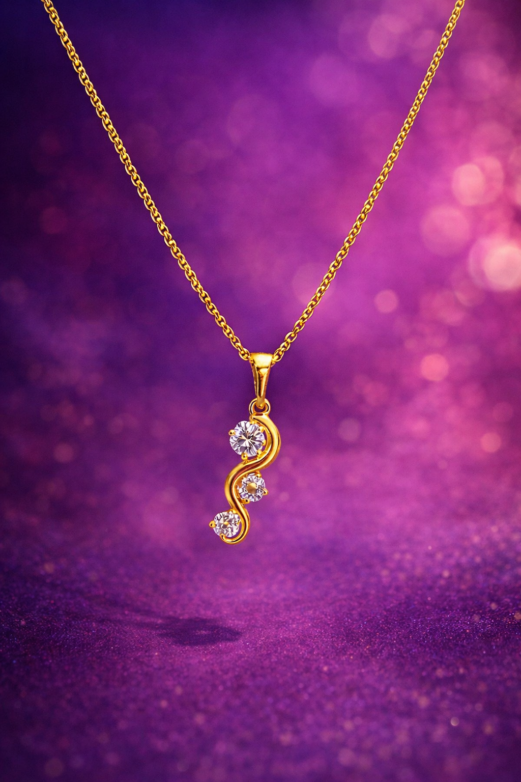 Цепь, 1 шт., длина 40 см, золотистый — фото 1