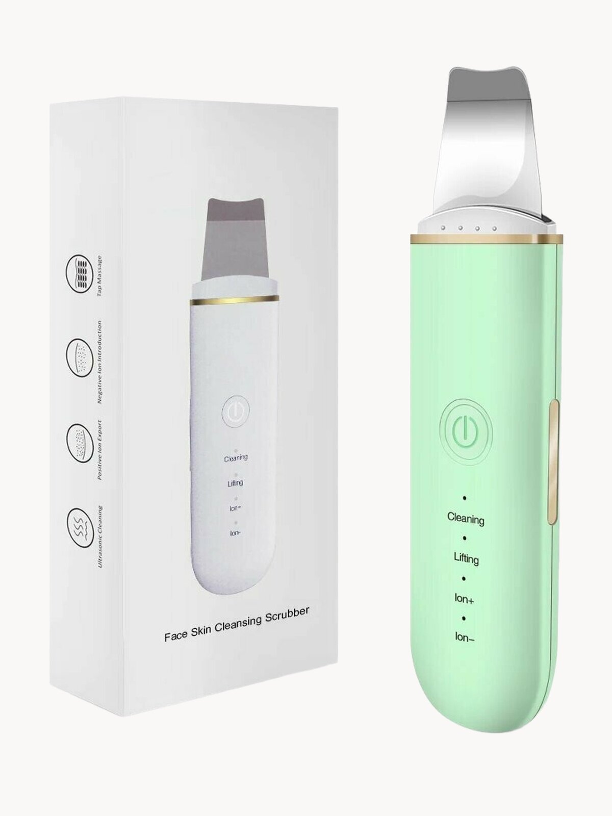 Xiaomi ультразвуковой скрабер для лица, Green with box