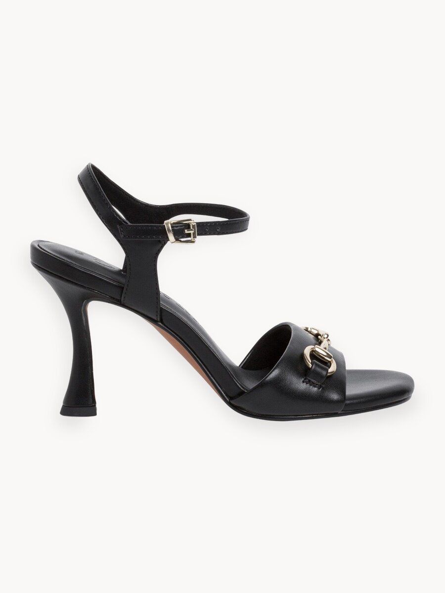 Босоножки Marco Tozzi, размер 39, черный/золотой