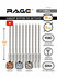 Бур по бетону для перфоратора 10 шт 6 х 160 мм SDS-Plus RAGE by V...