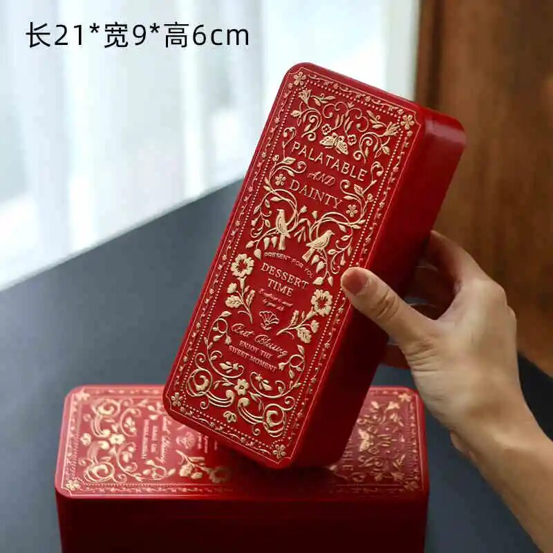 Жестяная коробка для печенья lyybx A 21cm 9cm 6cm