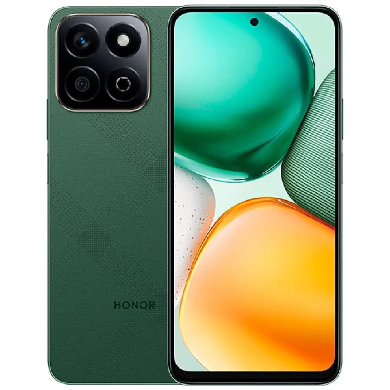 Смартфон от бренда HONOR X7C 8/256 Forest Green(зелёный), две SIM-карты — фото 1