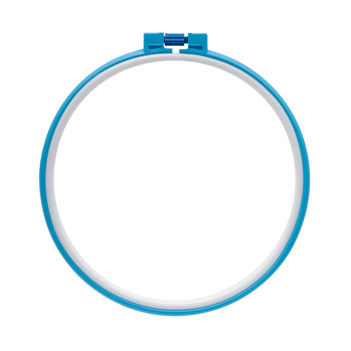 Пяльцы для вышивания круглые 21 см 10 шт пластик цвета в ассортименте Айрис