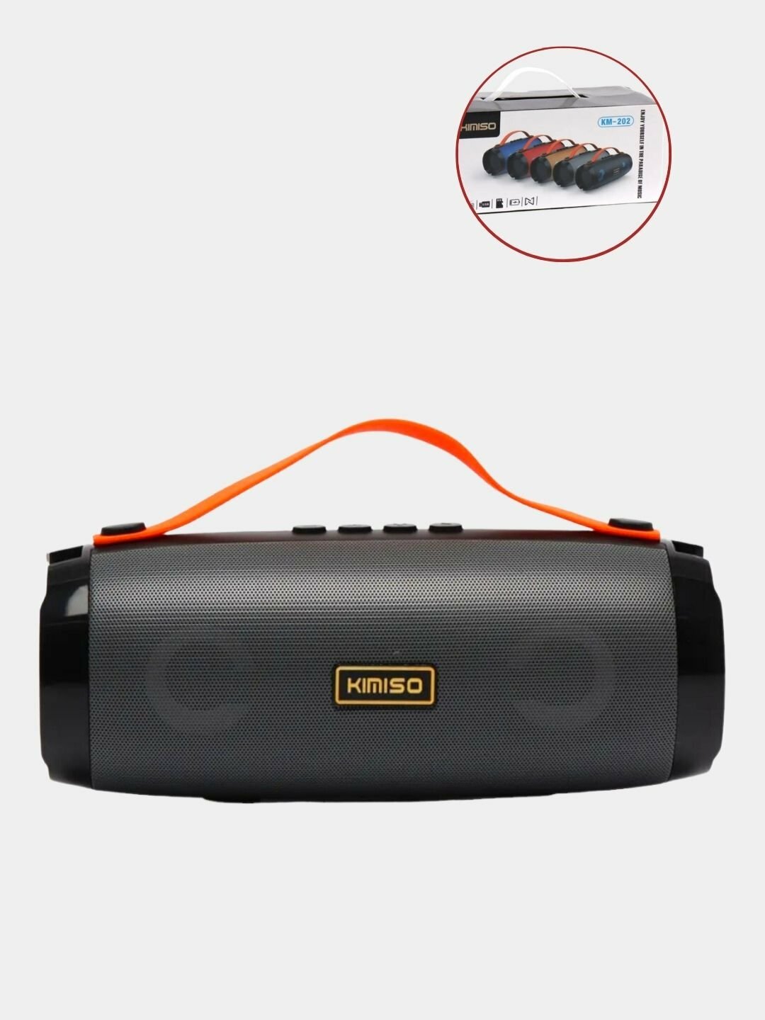 Портативная колонка KIMISO Smart Life KMS-202, стерео, Bluetooth, черный