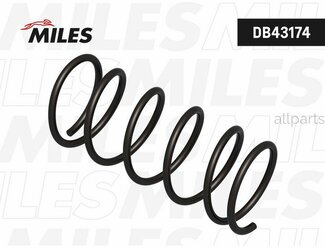 MILES DB43174 Пружина подвески CITROEN BERLINGO 1.8i(MFLFX) 97- пер.