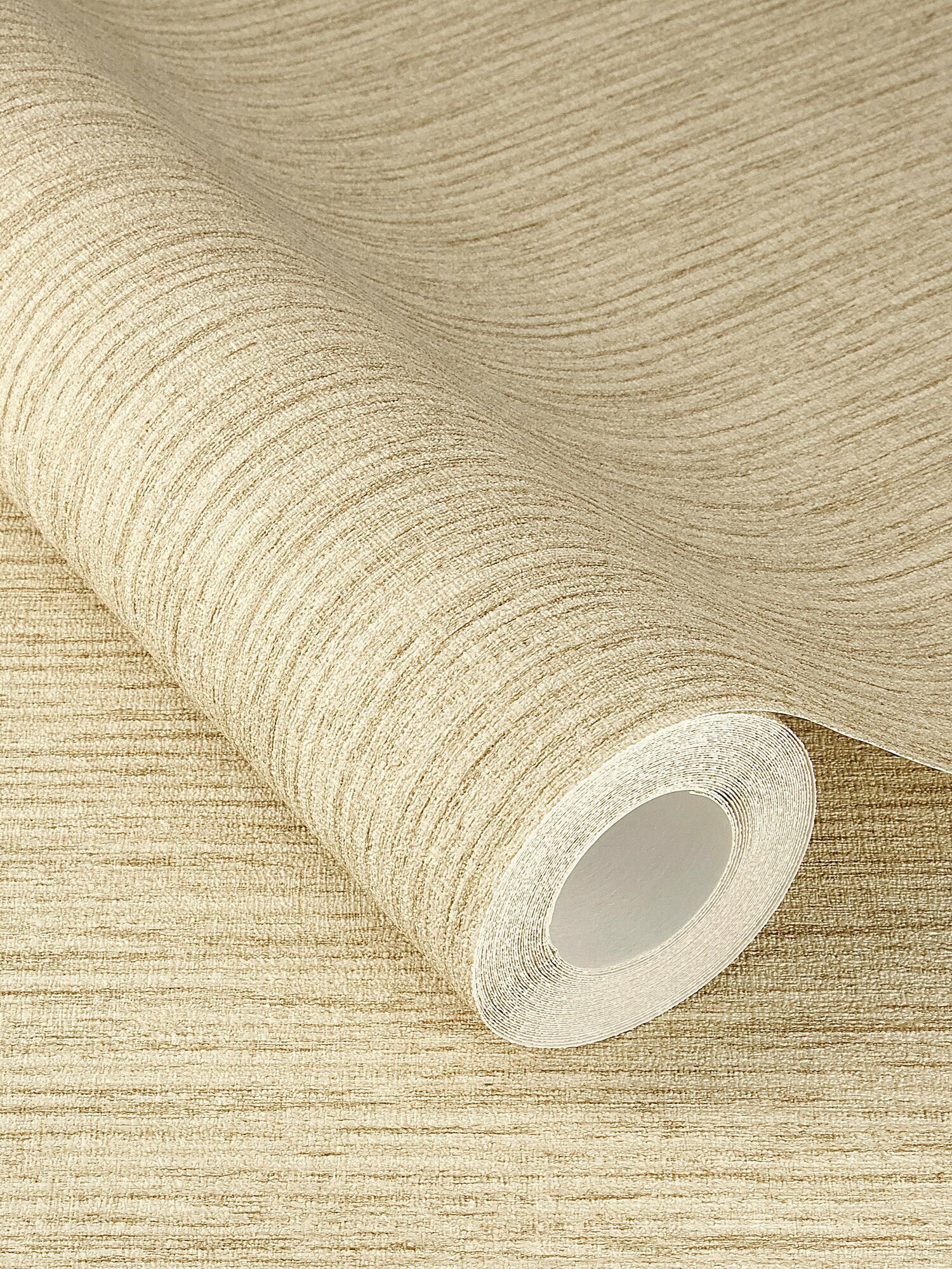 Обои метровые под ткань однотонные Rasch Golden Hour светлые 941746