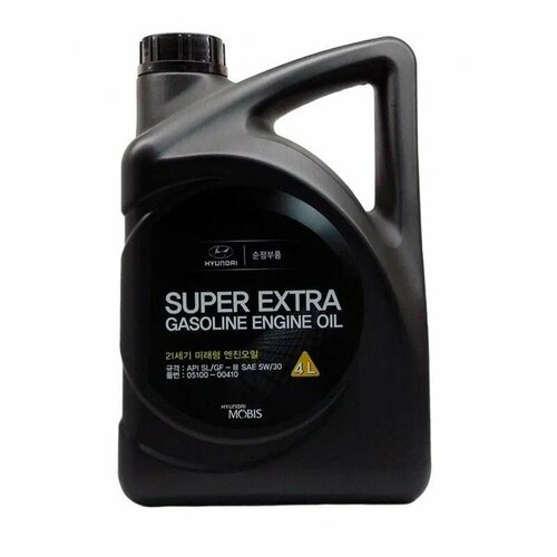 Масло моторное полусинтетическое Super EXTRA 5W30 API SL ILSAC GF-3 4л Hyundai-KIA 0510000410 3850₽