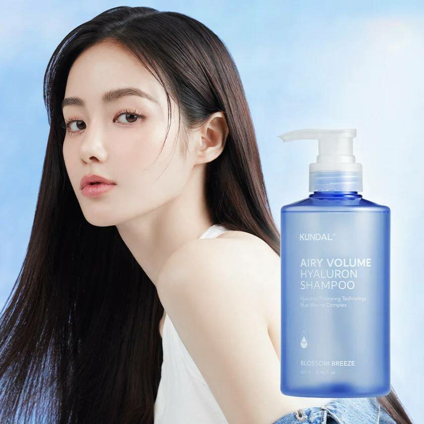 Шампунь KUNDAL Airy Volume Hyaluron Shampoo — Blossom Breeze 500мл