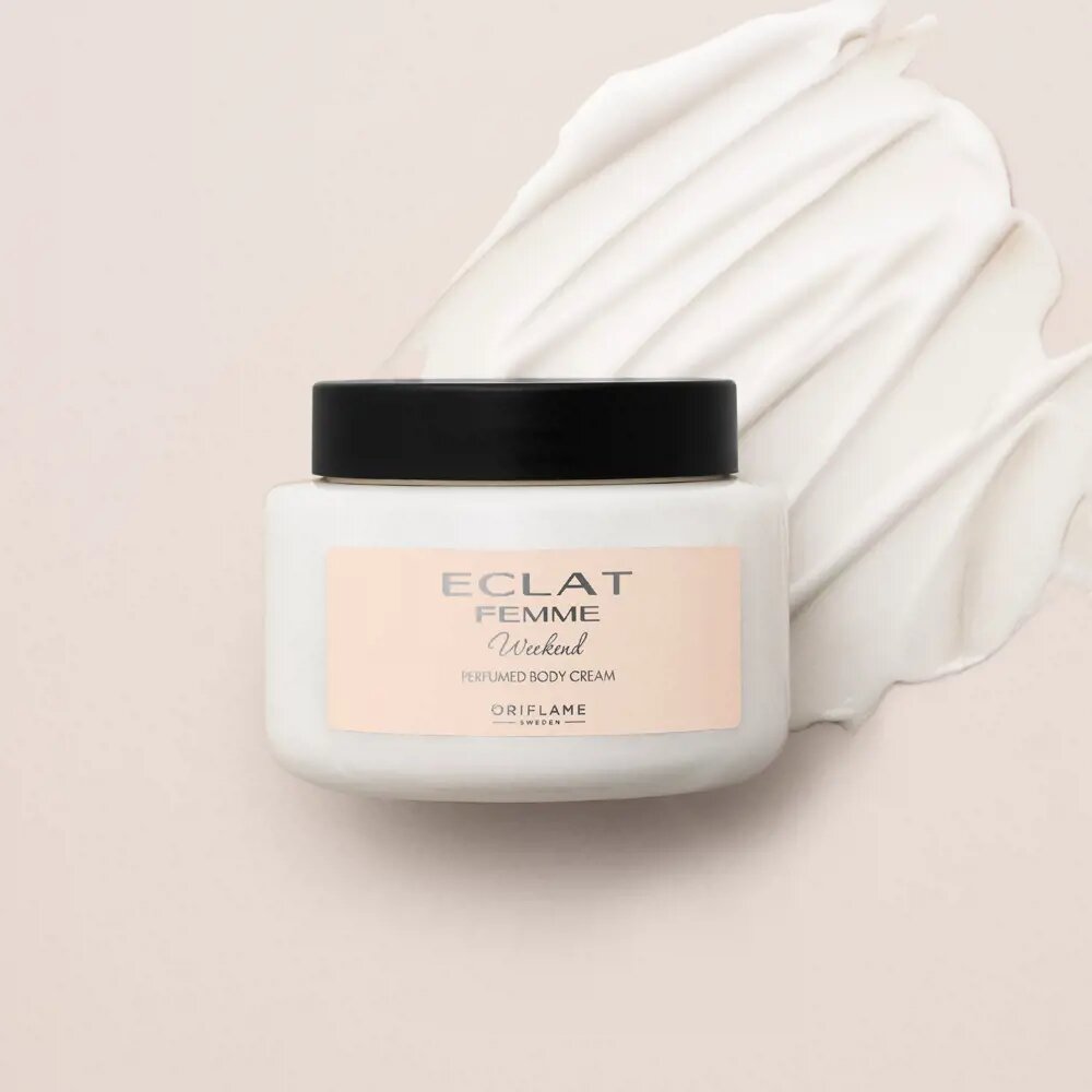 Парфюмированный крем для тела Eclat Femme Weekend [Экла Фам Уикенд], нежный уход и стойкий шлейф, 250 мл — фото 1