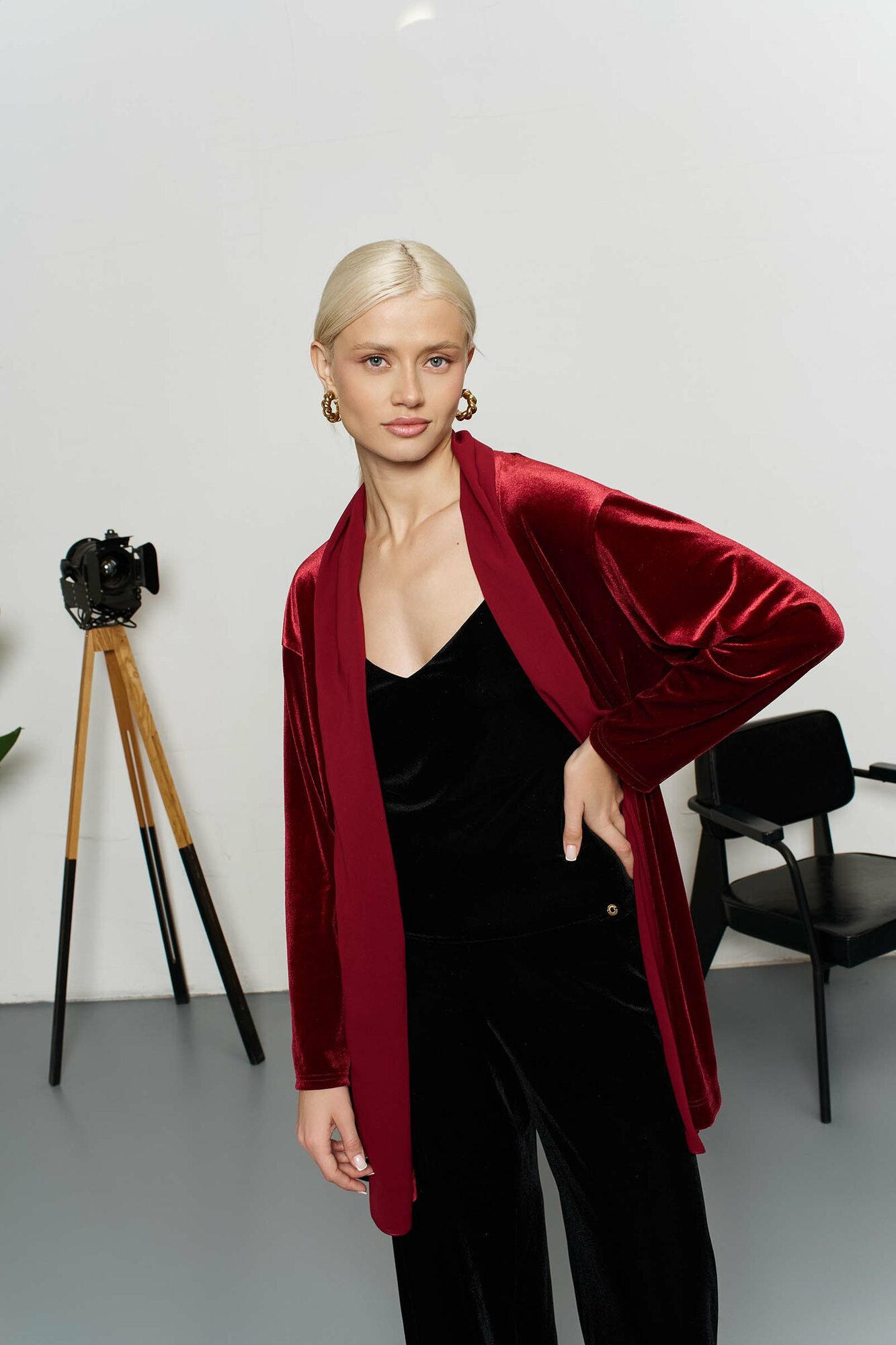 Кардиган Ummami, размер M-L, брусника — фото 1