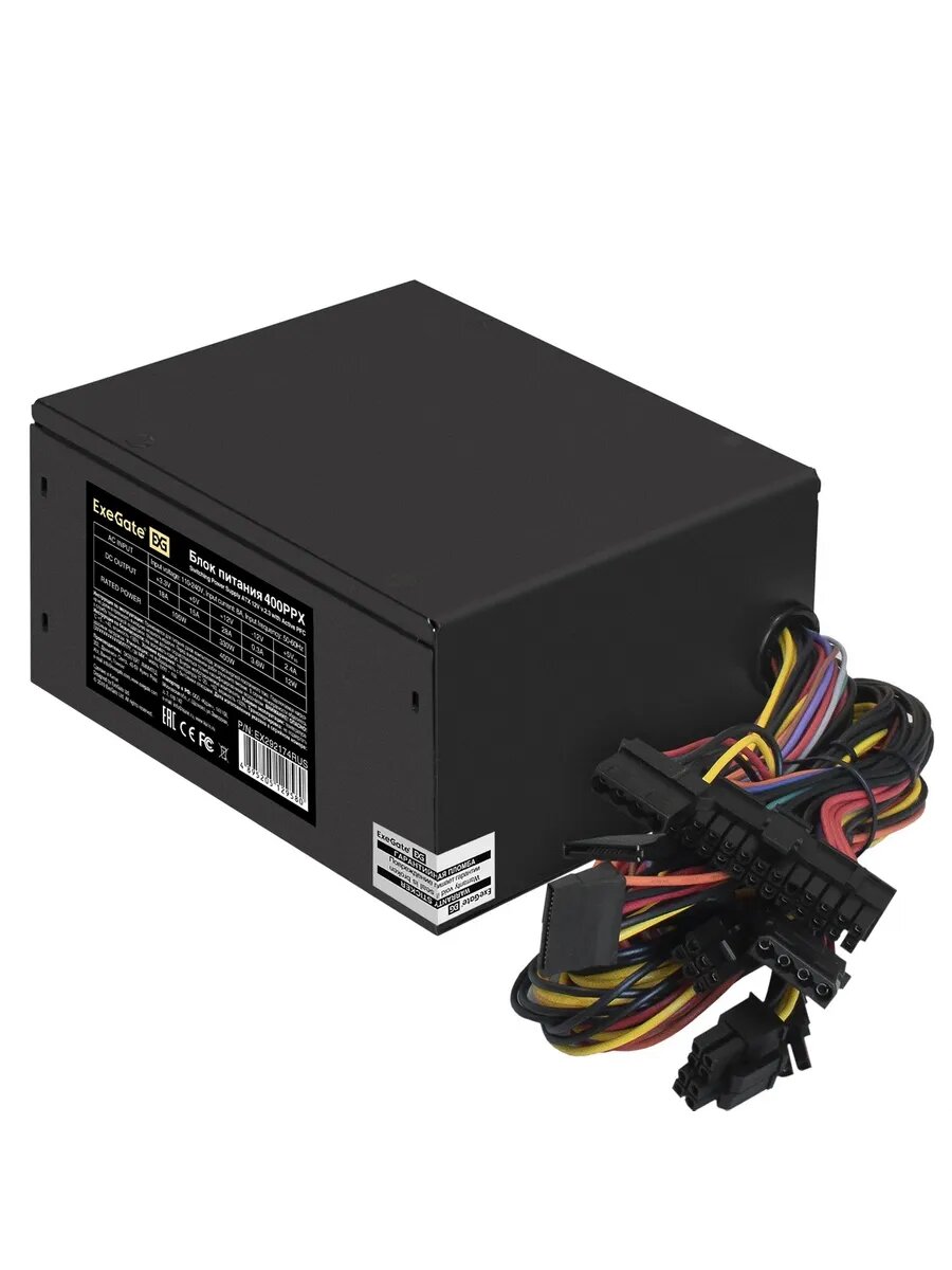 Блок питания 400PPX EX292174RUS 4+4 pin CPU 4 SATA