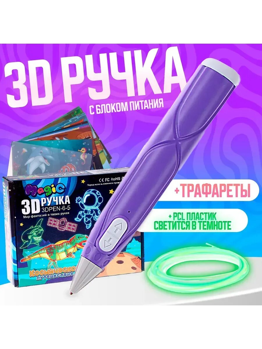 3d ручка, набор Pcl светящегося в темноте