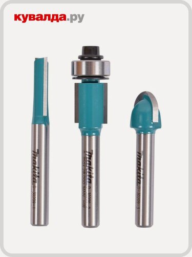 Изображение товара Набор фрез по дереву MAKITA D-30209 3 шт.