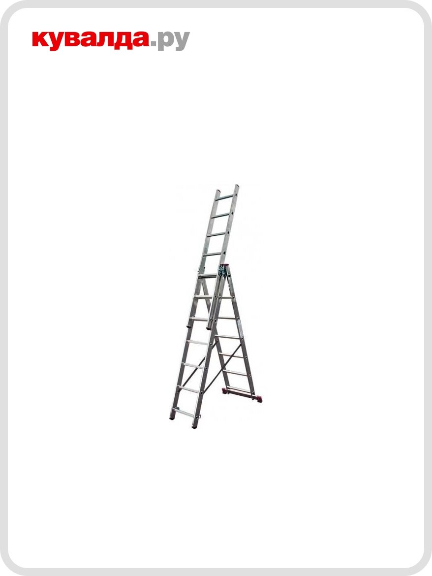 Лестница-стремянка трехсекционная KRAUSE CORDA 3х12