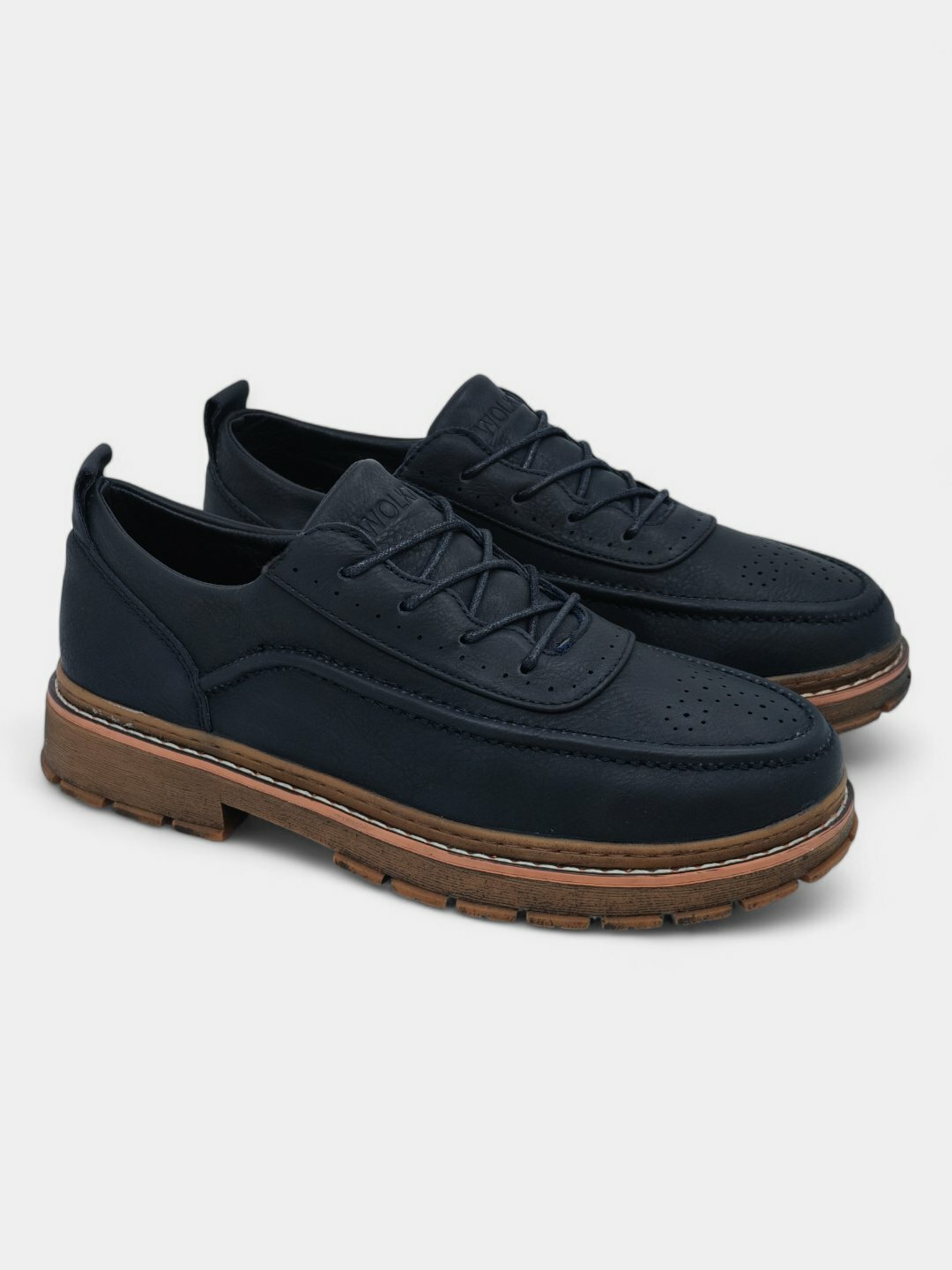 Лоферы  Туфли мужские Solid Step, из экокожи, водонепроницаемые, размер 38 39 40 41 42 43, хаки