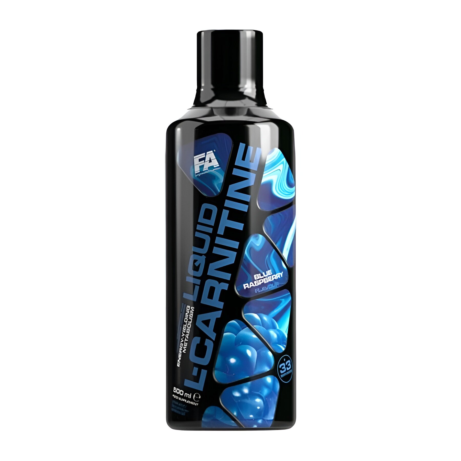 Жидкий л-карнитин FA Liquid L-Carnitine 500 ml, 33 порций, голубая малина