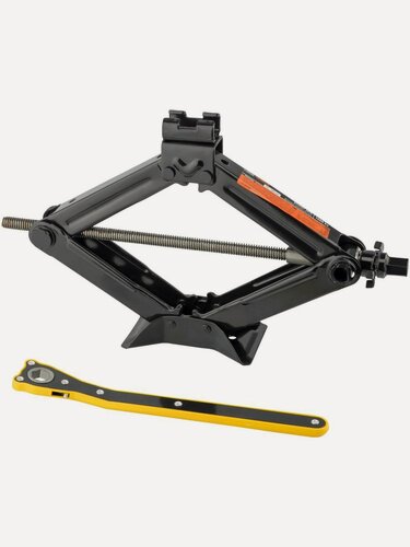 Изображение товара Домкрат ромбический 1,5 тонны с трещоточной рукояткой, АвтоDело (43115)