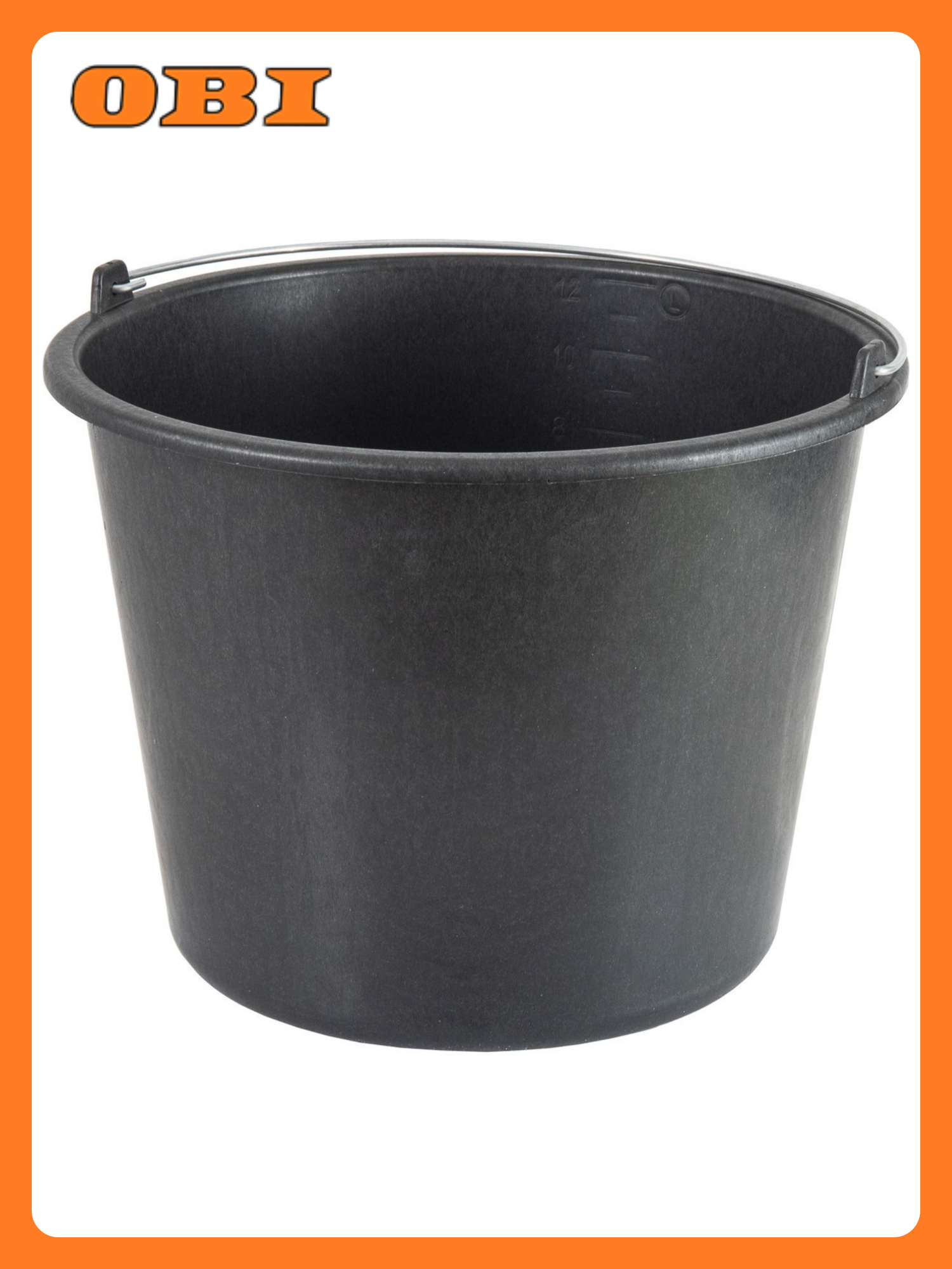 Ведро КЭС  строительное  вторичный полипропилен  12л  без носика