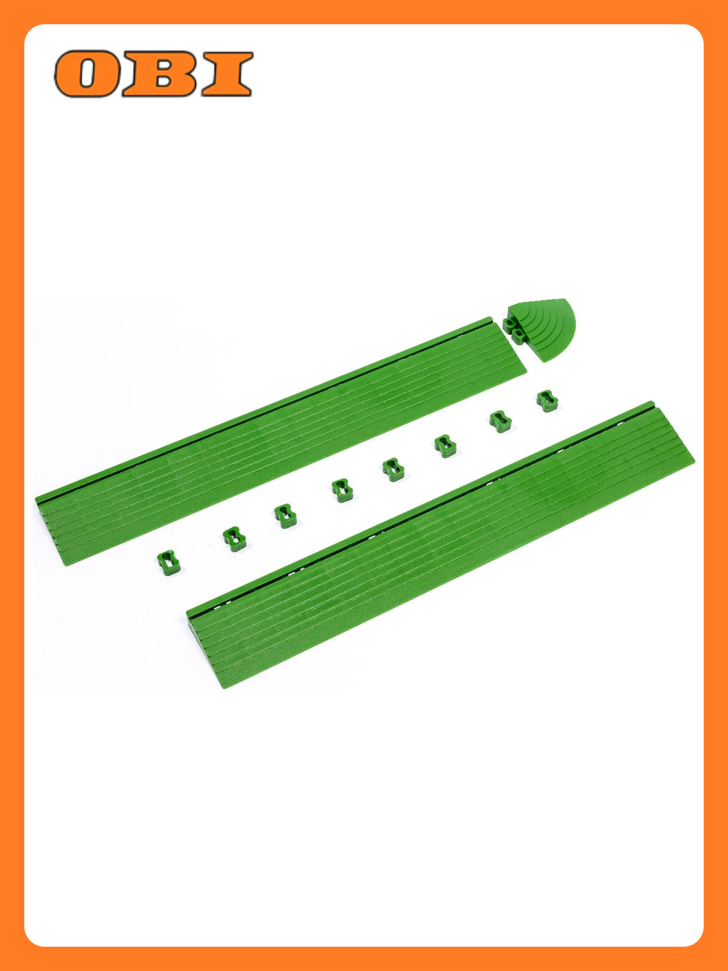 Бордюр для клумб HELEX 40 см зеленый