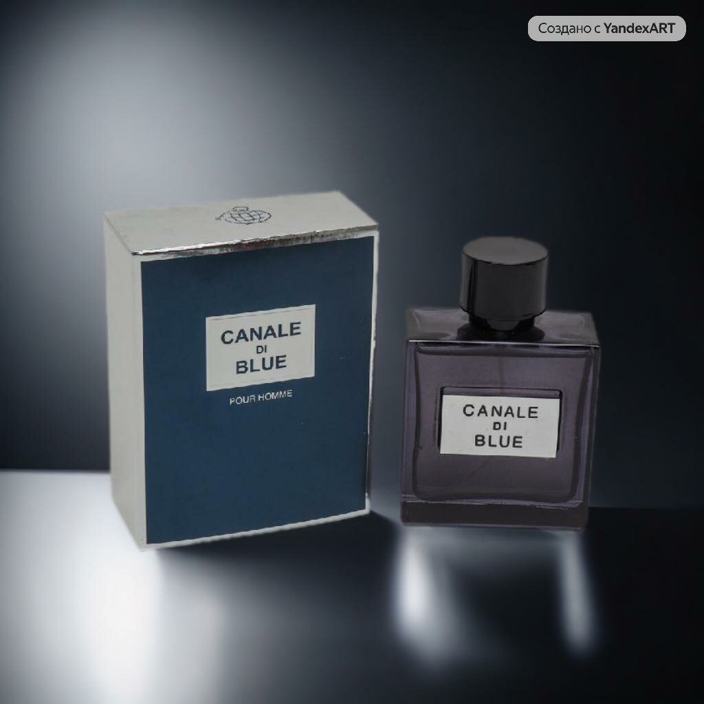 Парфюмерная вода "Canale di Blue", мужская, перезаполняемая, 100 мл