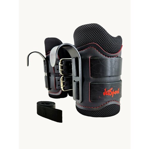 Гравитационные инверсионные ботинки кожаные JetSport F103Soft черные