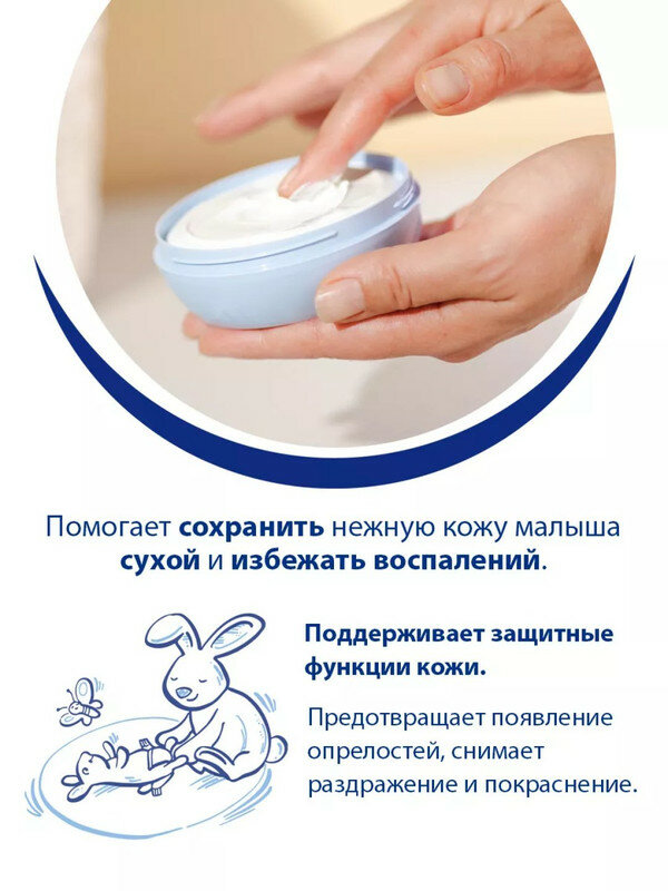 Крем Sanosan Baby от опрелостей 0м+ 150 мл — фото 1