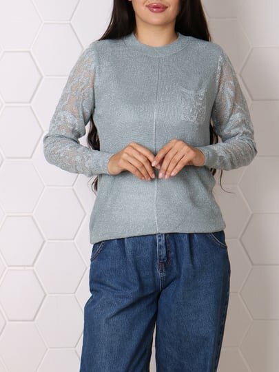 Свитер , размер OneSize, мятный — фото 1