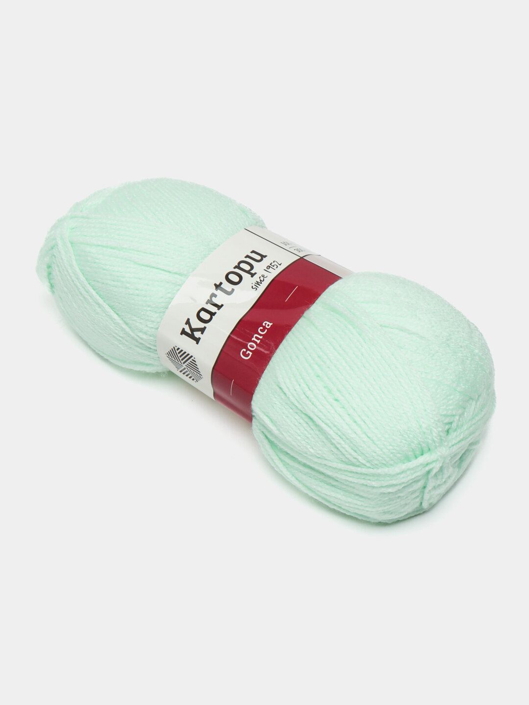 Пряжа Kartopu Gonca, 100% акрил, для вязания, мятная, 100гр, 300 м