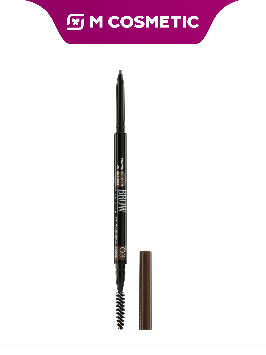 VIVIENNE SABO Карандаш для бровей Brow Arcade тон 03 темно-коричневый