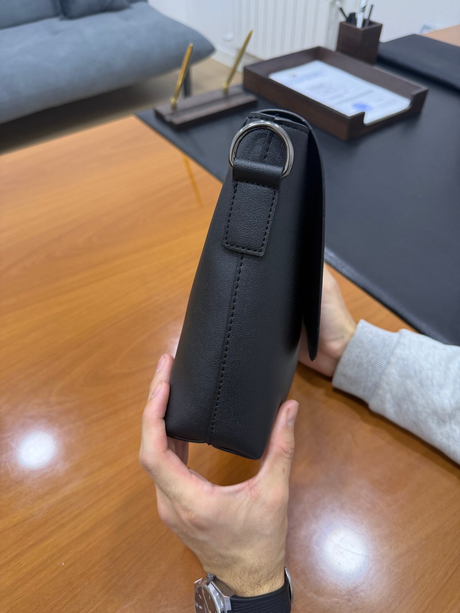 Сумка барсетка , черный — фото 1