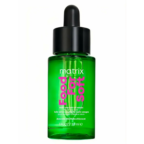 фото Сыворотка matrix cosmetics food for soft многофункциональное масло-сыворотка для сухих волос, 30 мл