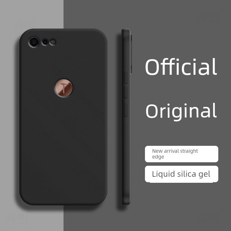 Жидкокремневый чехол для Nutan Pro 2 официальное обновление с полным экраном графитовый черный цвет