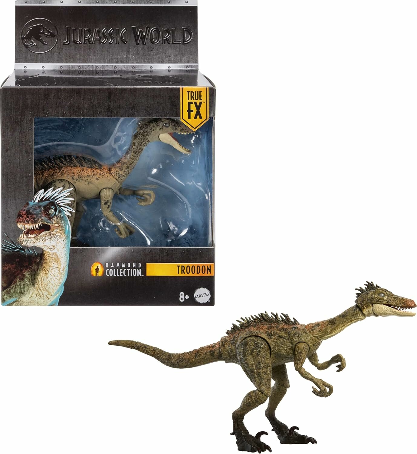 Фигурка Jurassic World Hammond Troodon, подвижные глаза, челюсть, 14 точек, 18.8 см